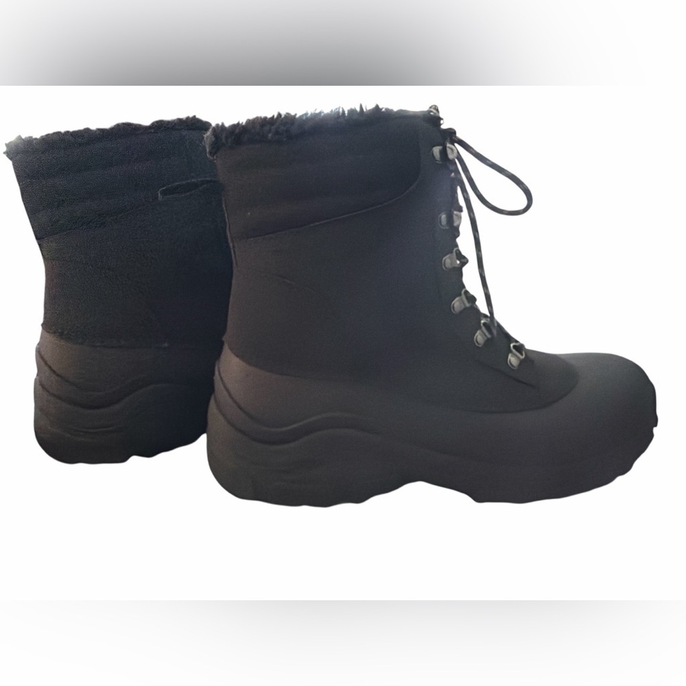 all In Motion Mens Blaise Winter Boots Black New